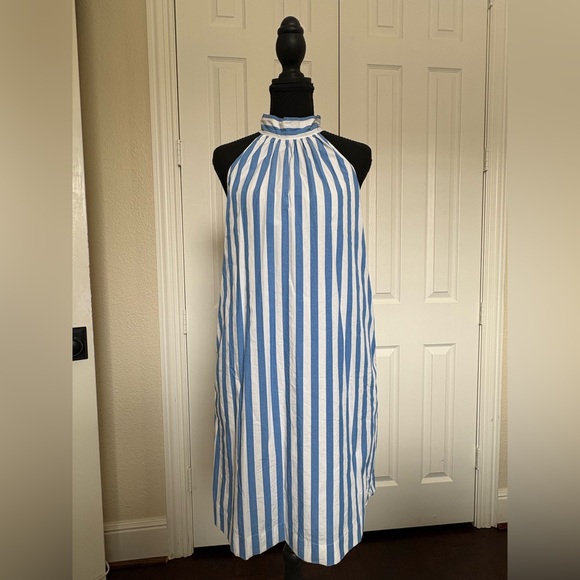 J. Crew Dresses & Skirts - J. Crew Nautical Blue and White Dress